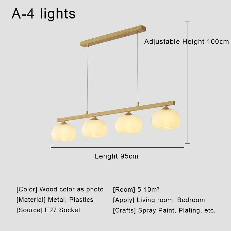 lustre à led moderne design nordique pour décoration intérieure