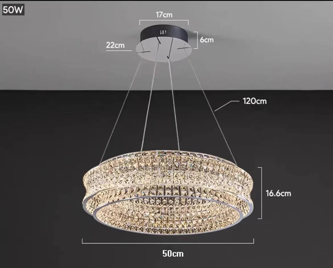 lustre de luxe en cristal pour restaurant bar et hôtel intérieur