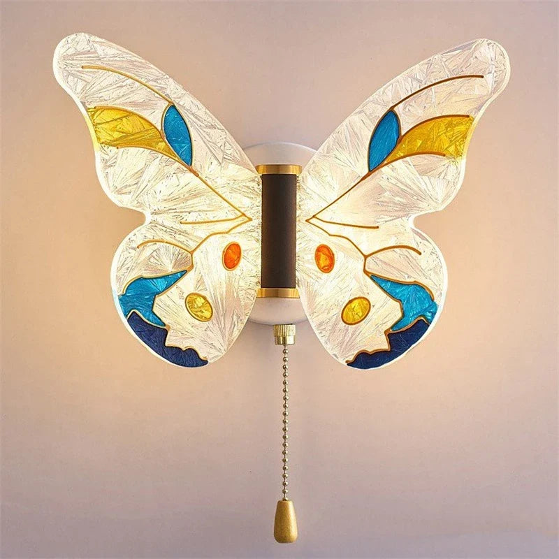 applique murale papillon décorative design nordique pour intérieur moderne