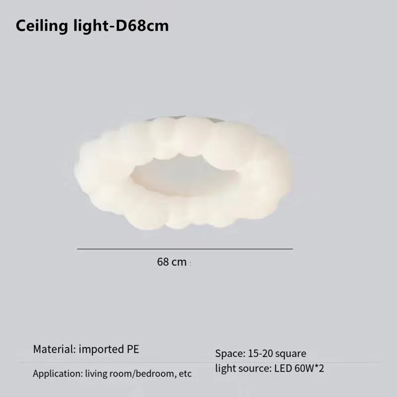 Nordique créatif nuage nuances suspension lumières moderne plafond lustre salon chambre enfants chambre décor LED plafonnier