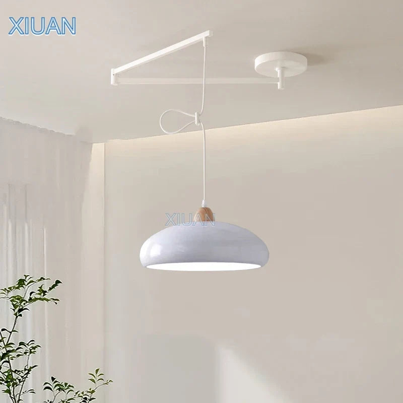 suspension moderne à bras oscillant led mobile