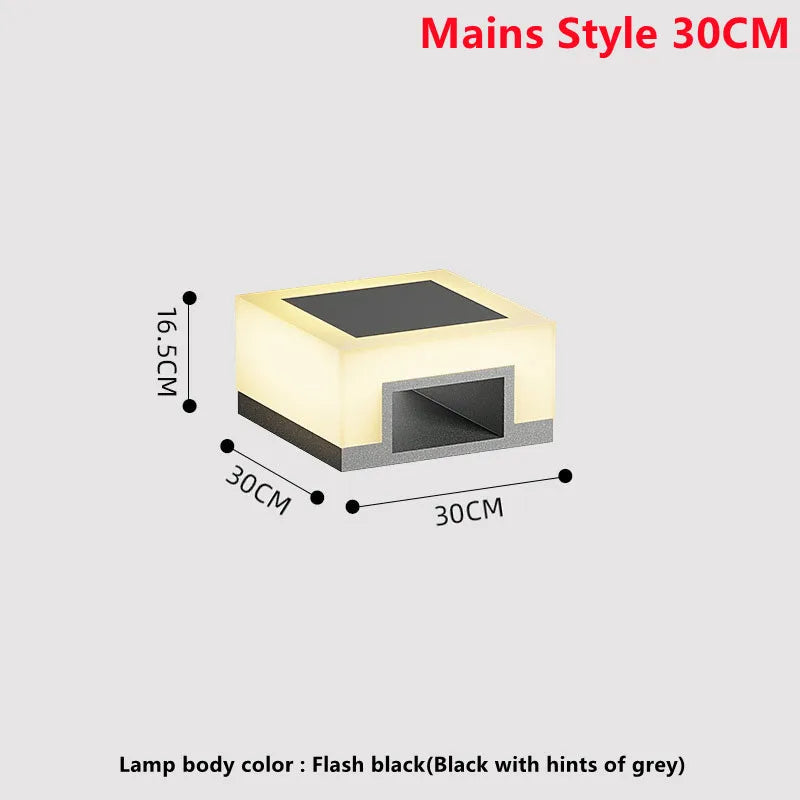 lampe solaire led étanche pour extérieur et jardin