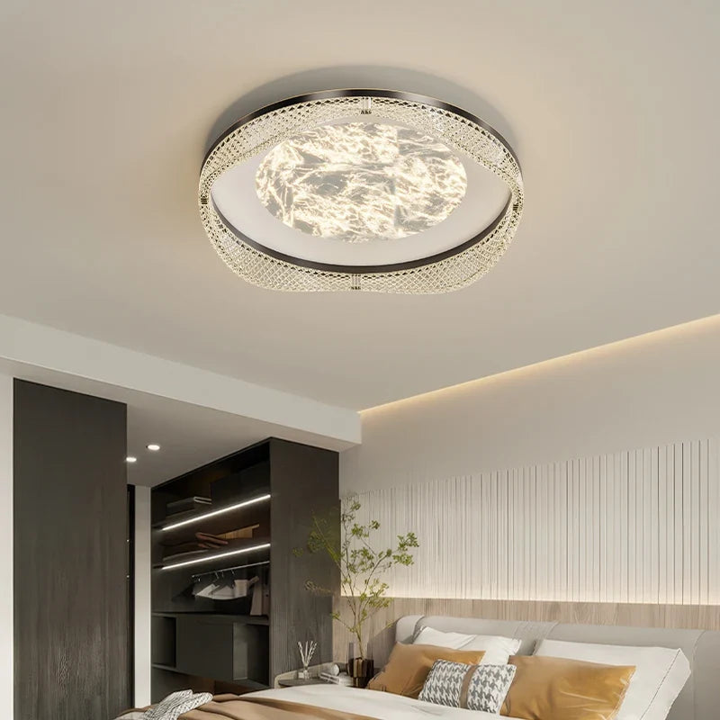 plafonnier moderne en laiton design créatif minimaliste pour intérieur