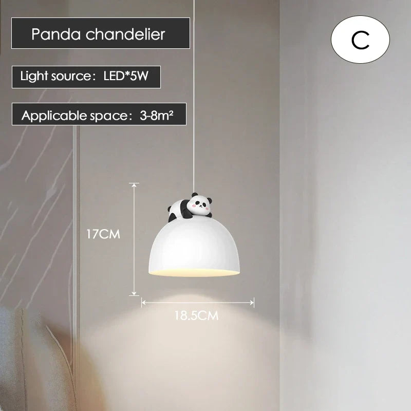 lustre mignon pour chambre d'enfant avec nœud lapin