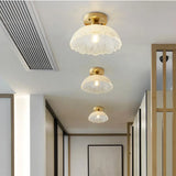Plafonnier led nordique vintage en verre pour intérieur moderne