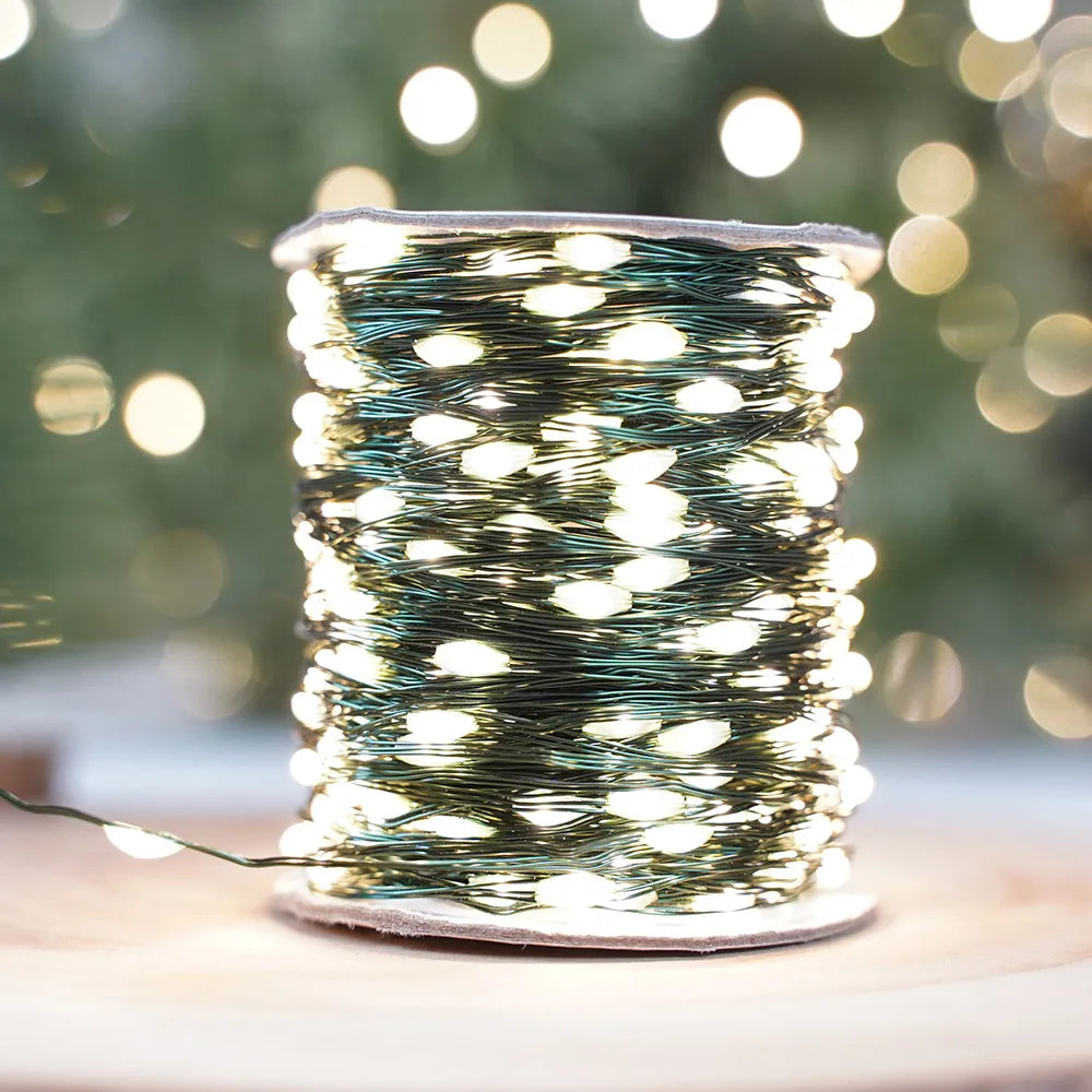 guirlande lumineuse 1600 led pour décoration extérieure et événements festifs