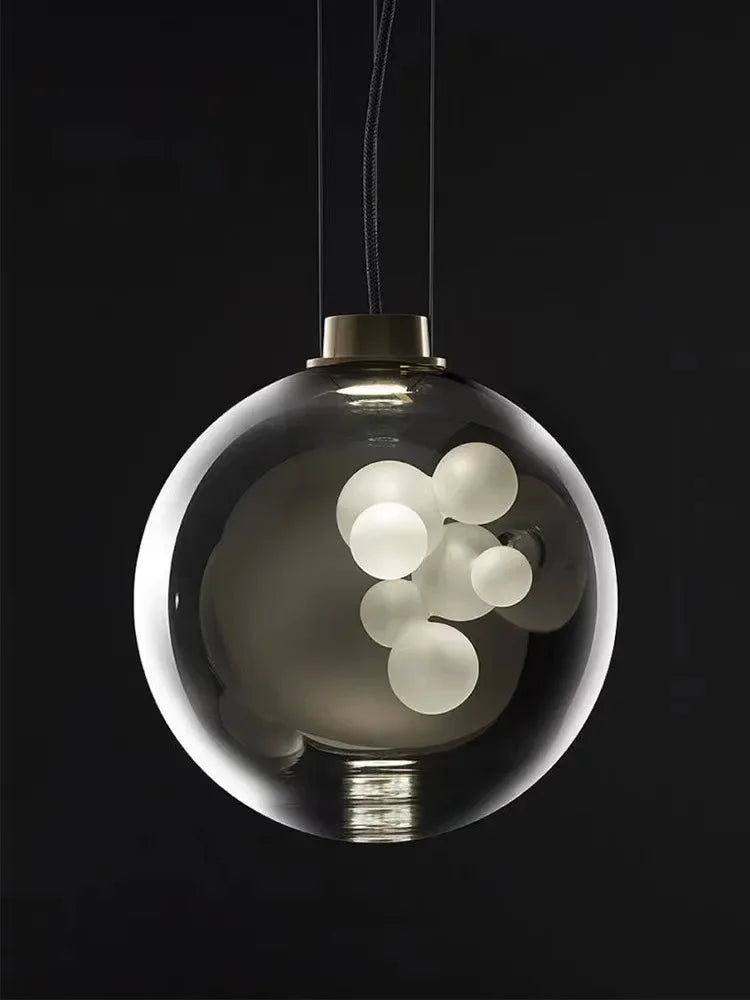 Sopa Globe Pendant Lamp Italy Bubble Glass Chandelier Suspension Hanging Light for Dining Living Room Kitchen