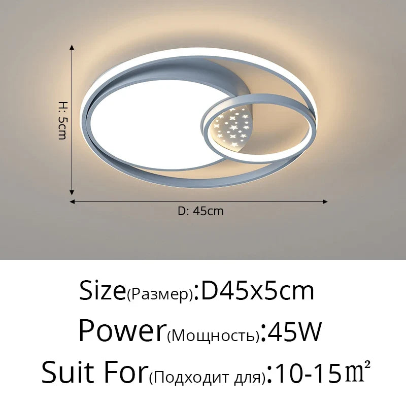 plafonnier led moderne minimalist éclairage intérieur décoratif pour maison