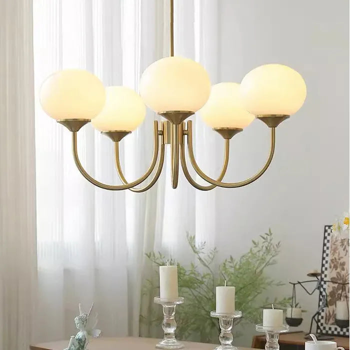 Lustre design doré nordique Simple
