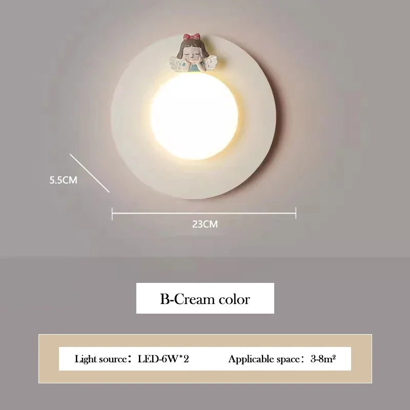 applique murale lumineuse pour chambre de fille moderne et chaleureuse