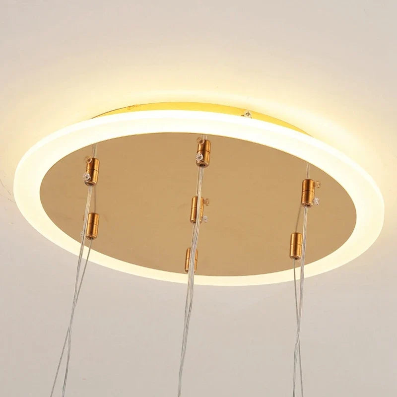 suspension moderne lumineuse pour restaurant bar ou appartement