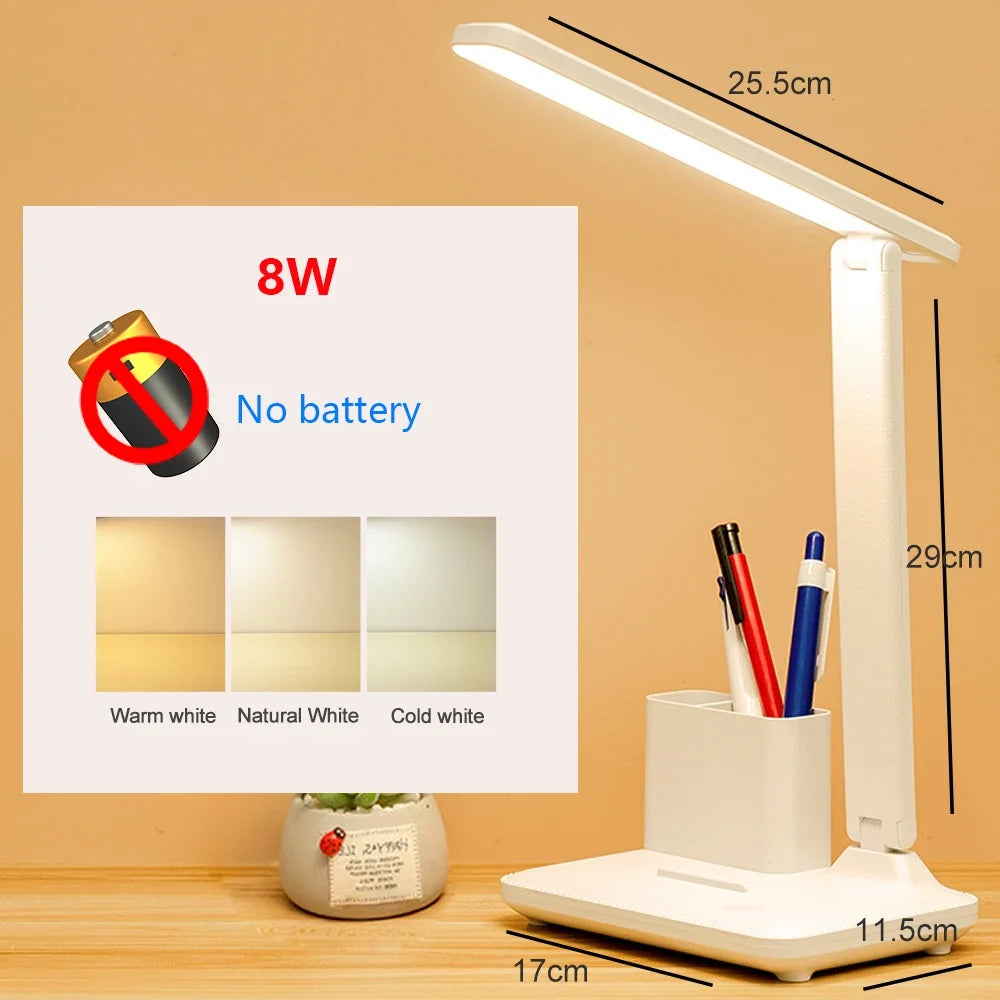 lampe de bureau led tactile usb gradation protection yeux