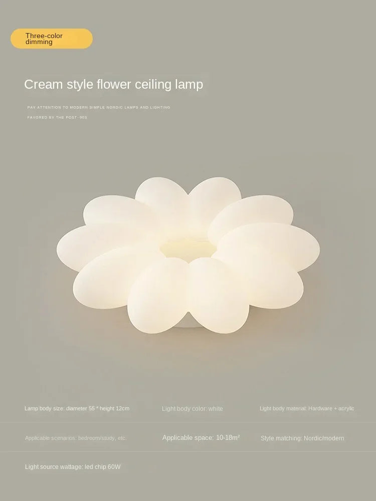 lustre créatif à pétales pour une ambiance chaleureuse et apaisante