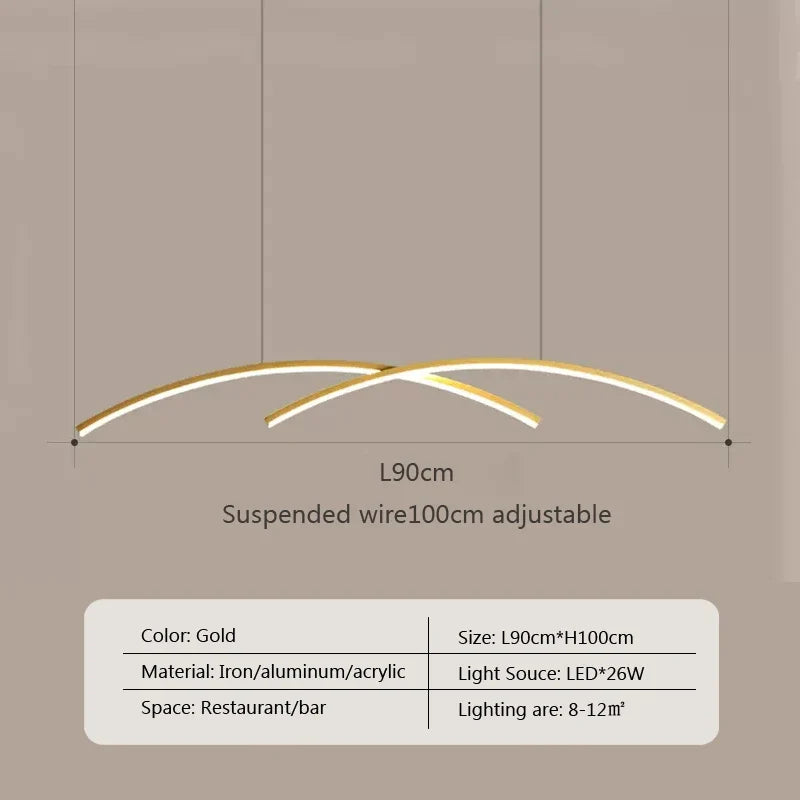 lustre moderne à led avec télécommande pour intérieur élégant