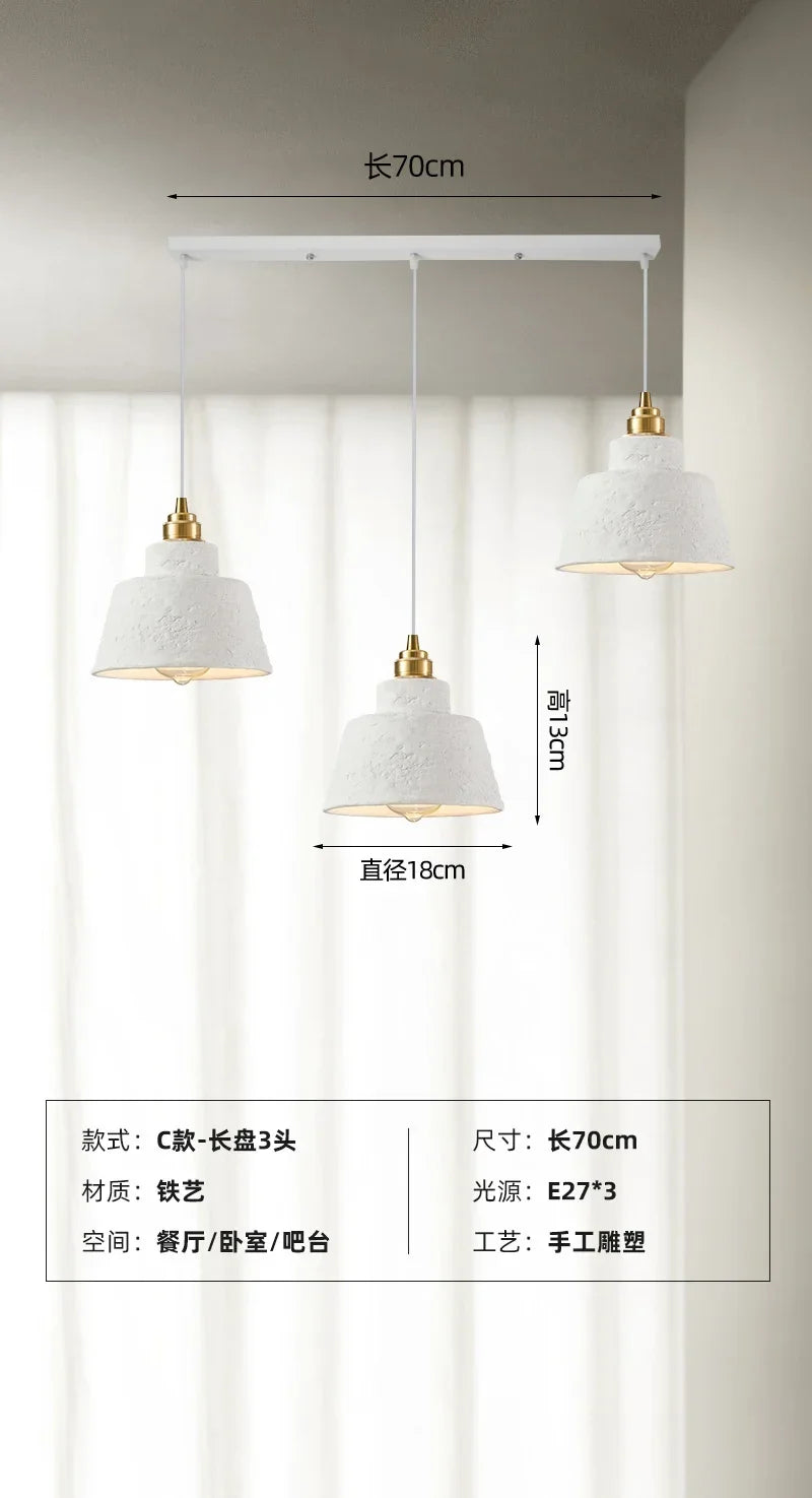 suspension artisanale wabi-sabi pour ambiance japonaise moderne