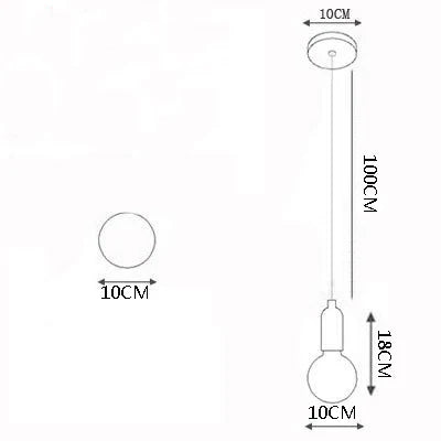 suspension moderne en verre pour villa de luxe