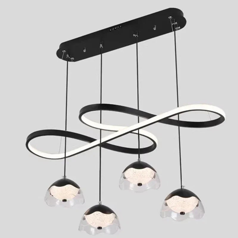 lustre led décoratif moderne pour éclairage intérieur suspendu