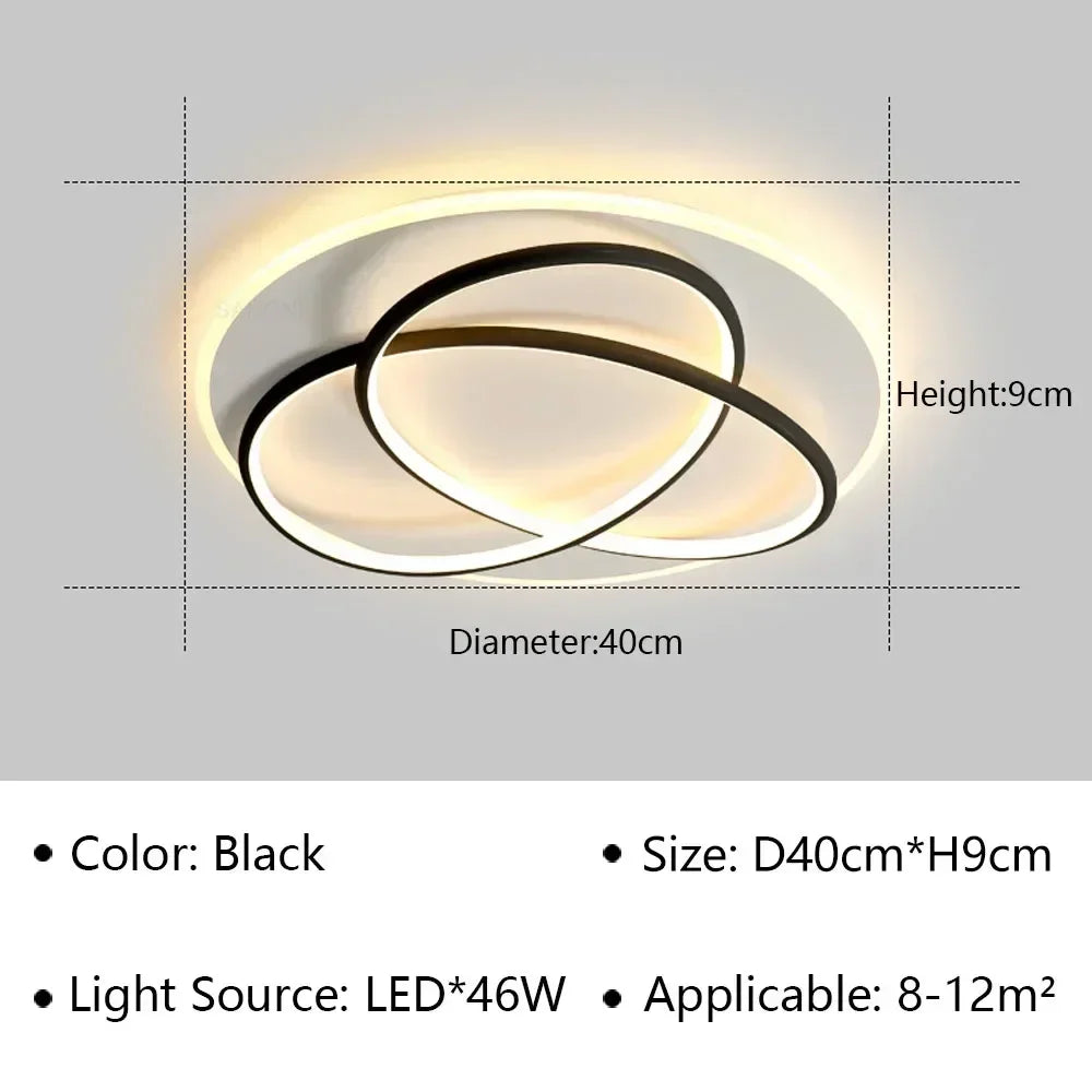 plafonnier led moderne pour décoration intérieure élégante et lumineuse