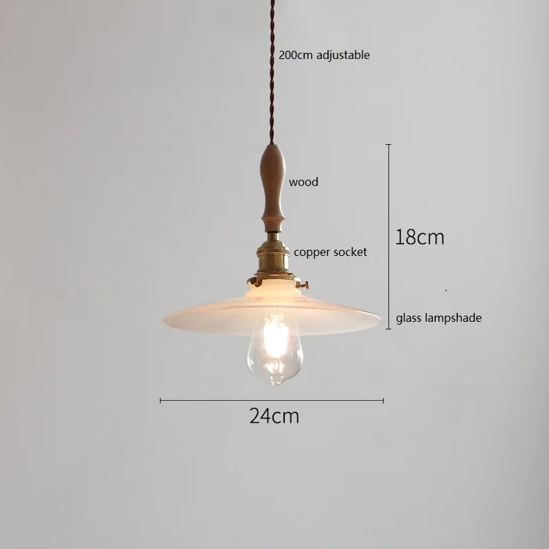 Suspension design led papillon céramique et bois