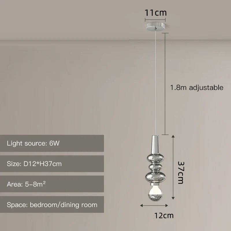 suspension nordique led moderne pour décoration intérieure élégante