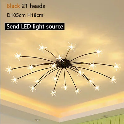 plafonnier led moderne nordique créatif ciel étoilé pour décoration maison
