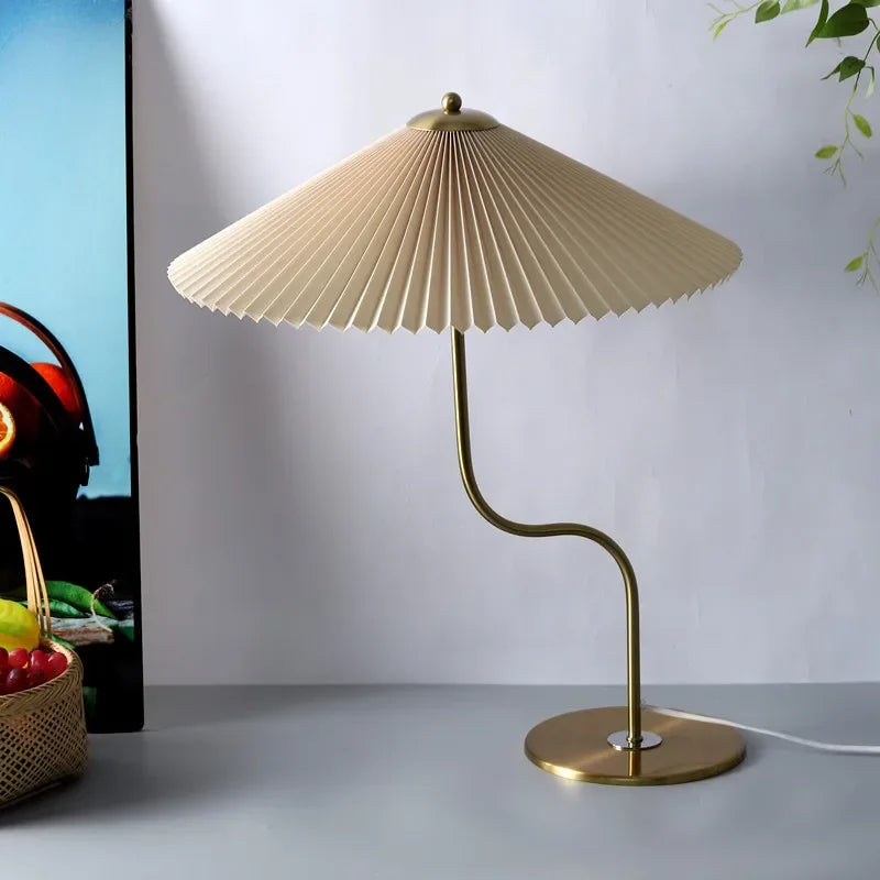 lampe à poser rétro en forme de parapluie décoratif pivotant