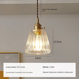 lustre en verre rétro style japonais petite suspension