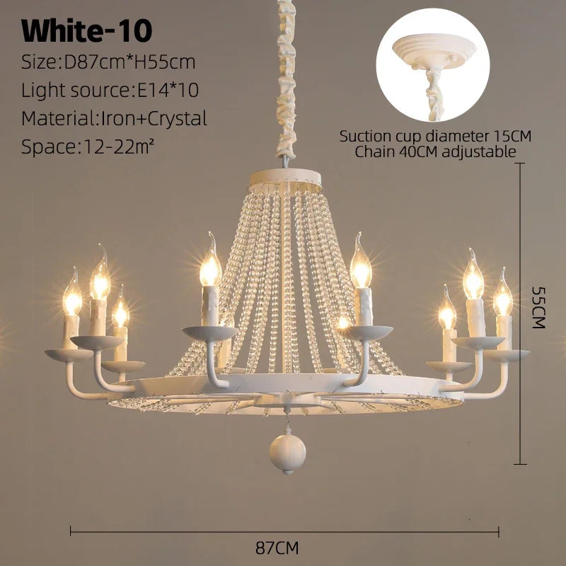 lustre cristal suspendu lumineux pour décoration intérieure élégante
