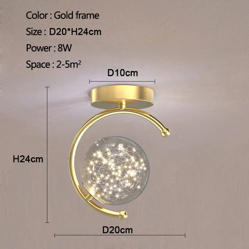 lustre led moderne pour décoration de la maison