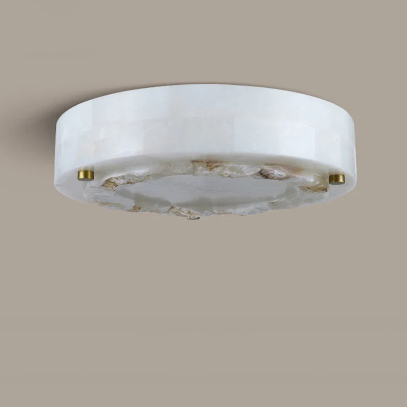 plafonnier luxueux en marbre naturel suspendu grand luminaire
