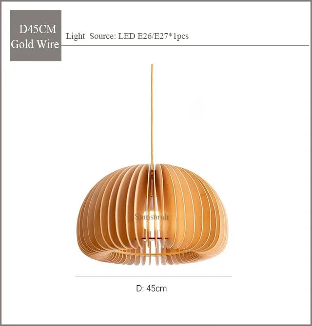2024Modern Originality Decoration Pumpkin Lampshade Chandeliers For Dining Room Study Bedroom Chandeliers
