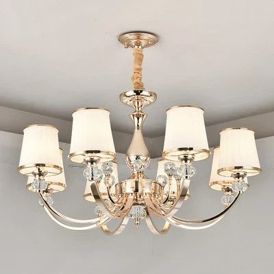 lustre en cristal de luxe pour décoration élégante