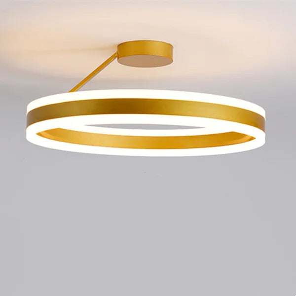 Anneau nordique Led lustre de plafond réglable pour piste salle à manger salon Table centrale chambre suspension lumière décor Lustre luminaire