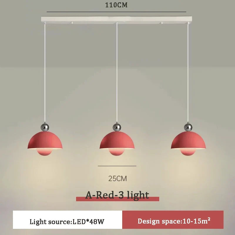 lustre moderne à led pour éclairage intérieur chaleureux