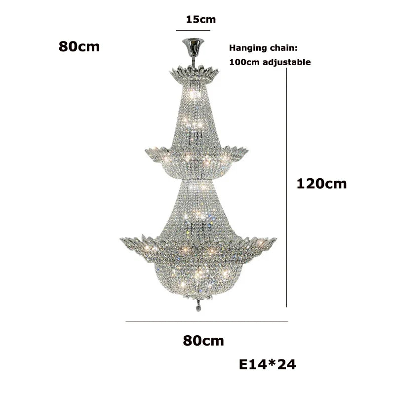 lustre led k9 cristal à intensité variable design moderne 2024