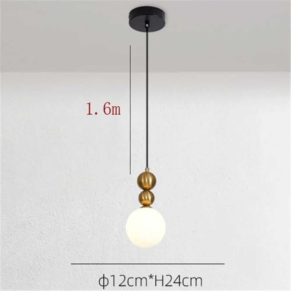 suspension en verre créative pour café bar restaurant