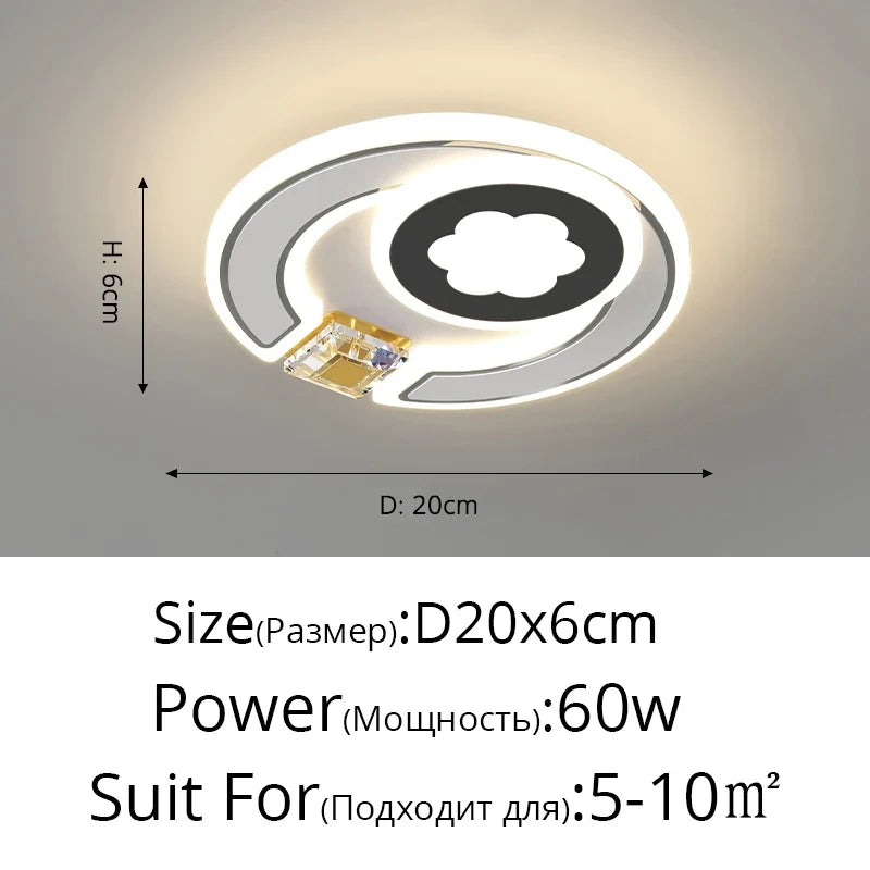 allée nordique led lumières de luxe personnalité créative