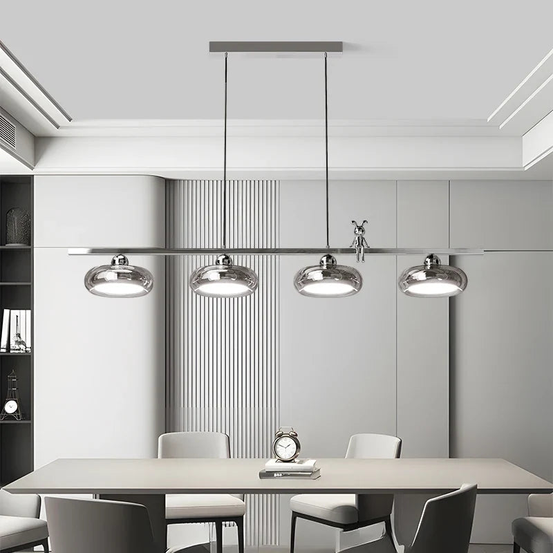 suspension minimaliste italienne pour éclairage intérieur moderne