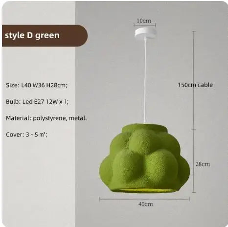 lustre led japonais créatif pour décoration intérieure artistique