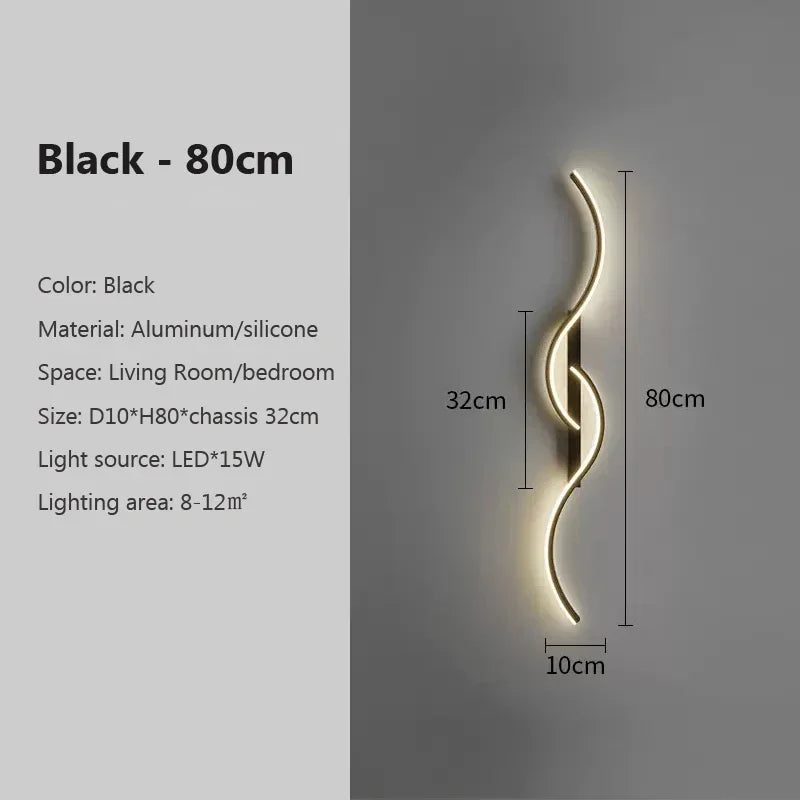 applique murale led moderne pour décoration intérieure et éclairage élégant