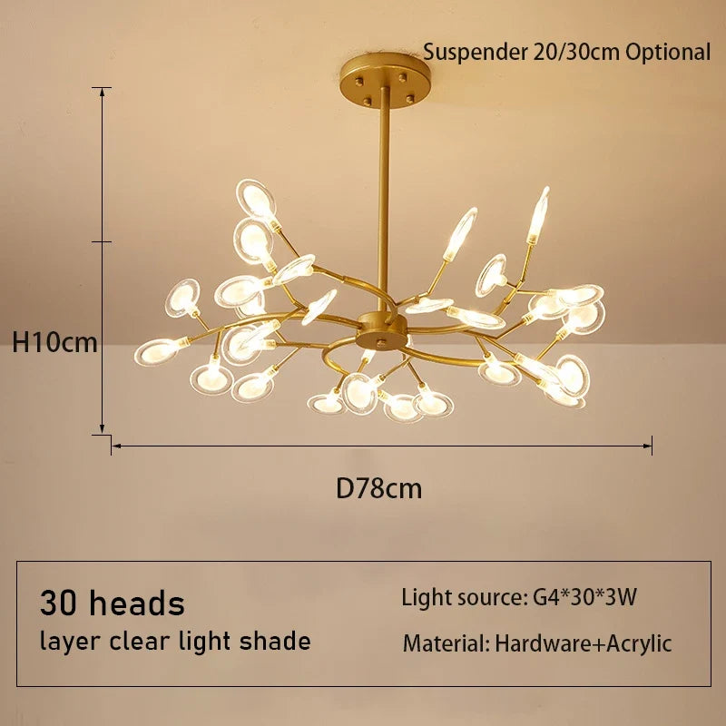 lustre moderne simple design créatif pour décoration intérieure