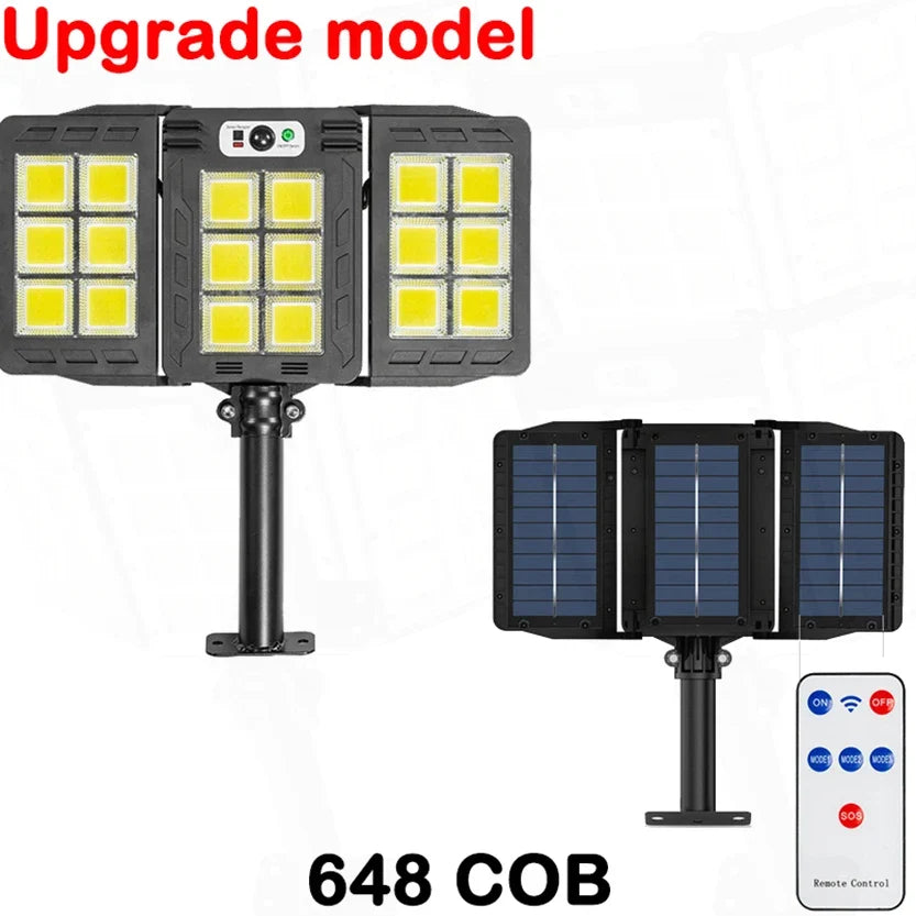 20000W Split Solar Street Light Outdoor Aluminum Solar Street Light Garden Sunlight House Remote Control Waterproof Wall Lamp