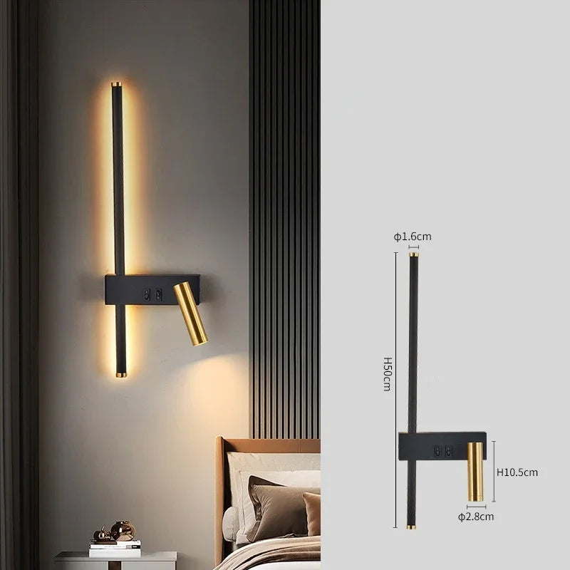 lampe de chevet murale scandinave pour intérieur moderne
