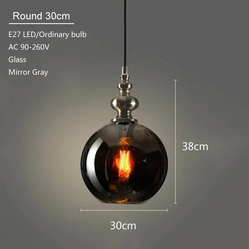 suspension en verre moderne pour décoration intérieure élégante