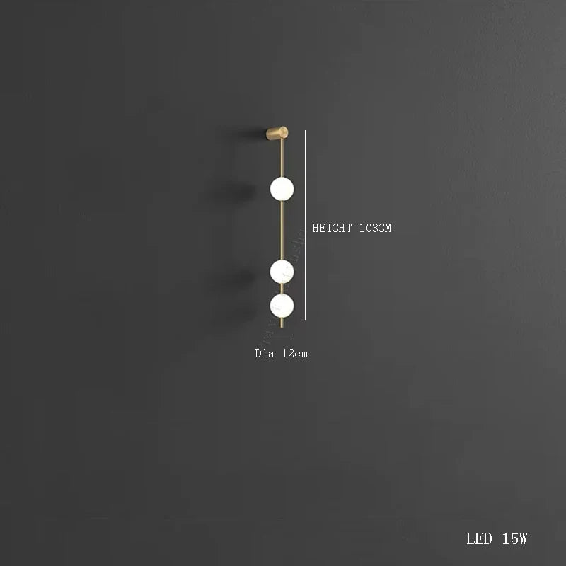 applique murale led moderne forme ellipse pour décoration intérieure