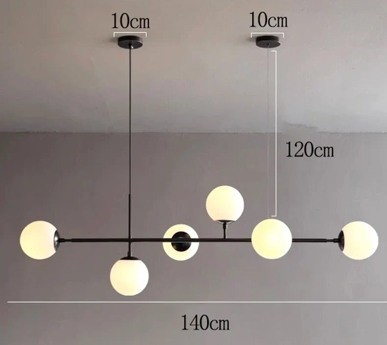 lustre led moderne pour éclairage intérieur suspendu