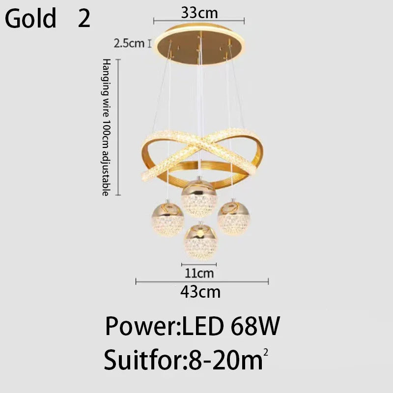 suspension moderne lumineuse pour restaurant bar ou appartement