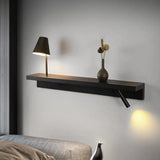 Applique murale de chevet avec étagère 3W