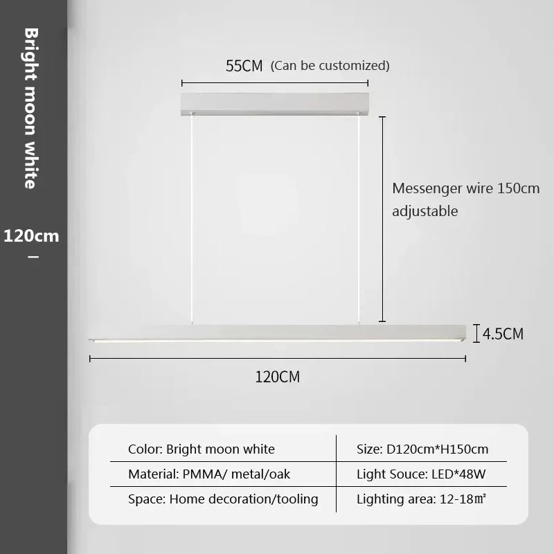 suspension moderne à LED pour un intérieur élégant et décoratif