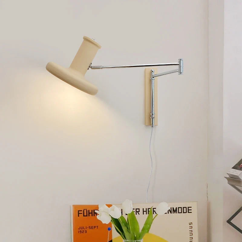 applique murale led créative à bras long pour intérieur